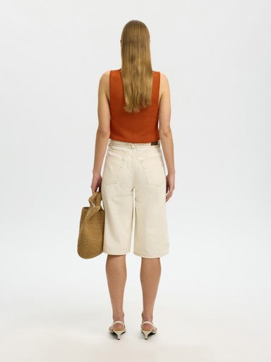 Moon SL Knit Top - Potters Clay