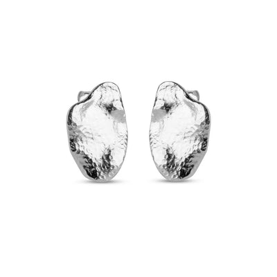 Maia Large Studs - Silver