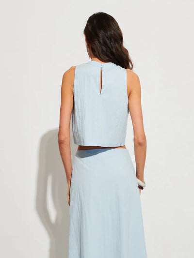 Solana Top - Pale Blue