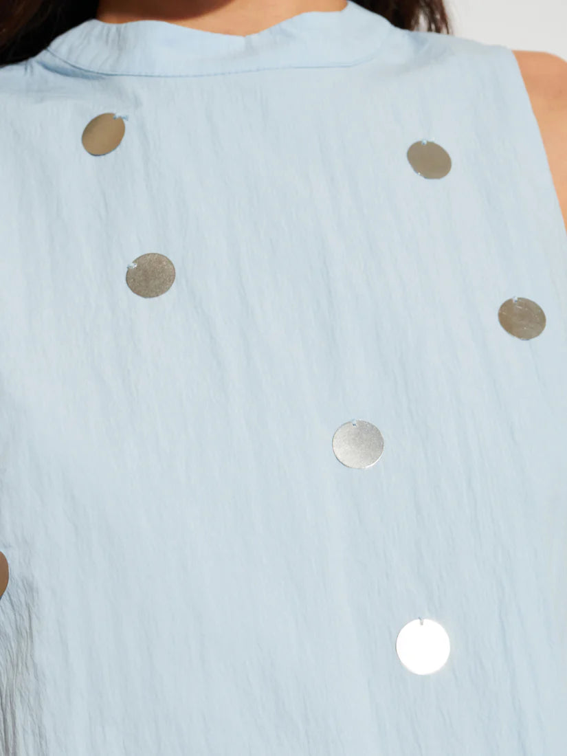 Solana Top - Pale Blue