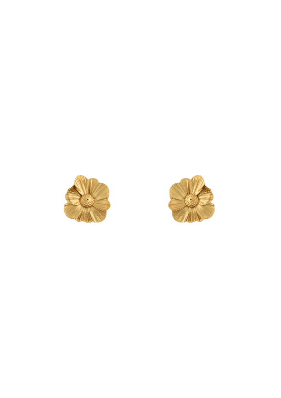Wildflower Speckle Gilded Earrings - Gold