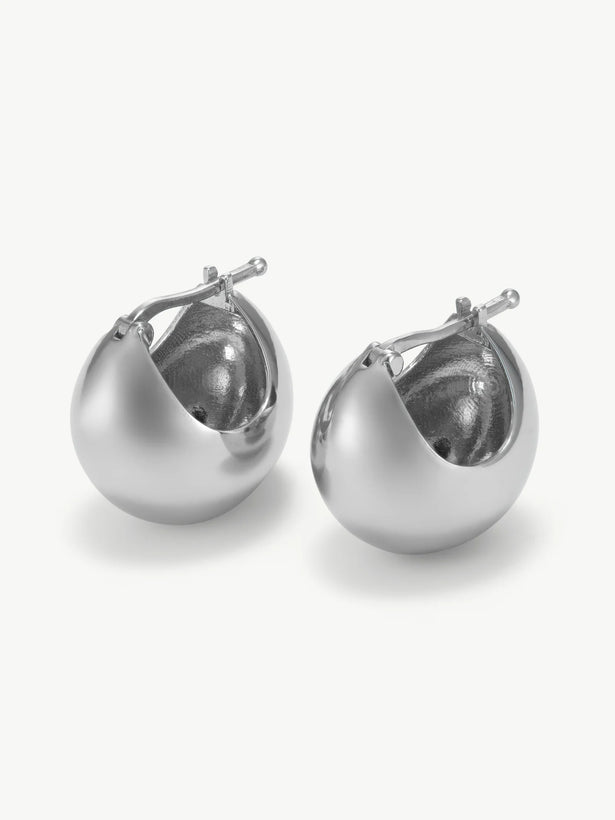 Zadie Ball Hoops - Sterling Silver