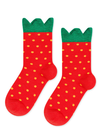 Mini Strawberry Kids Crew - Red