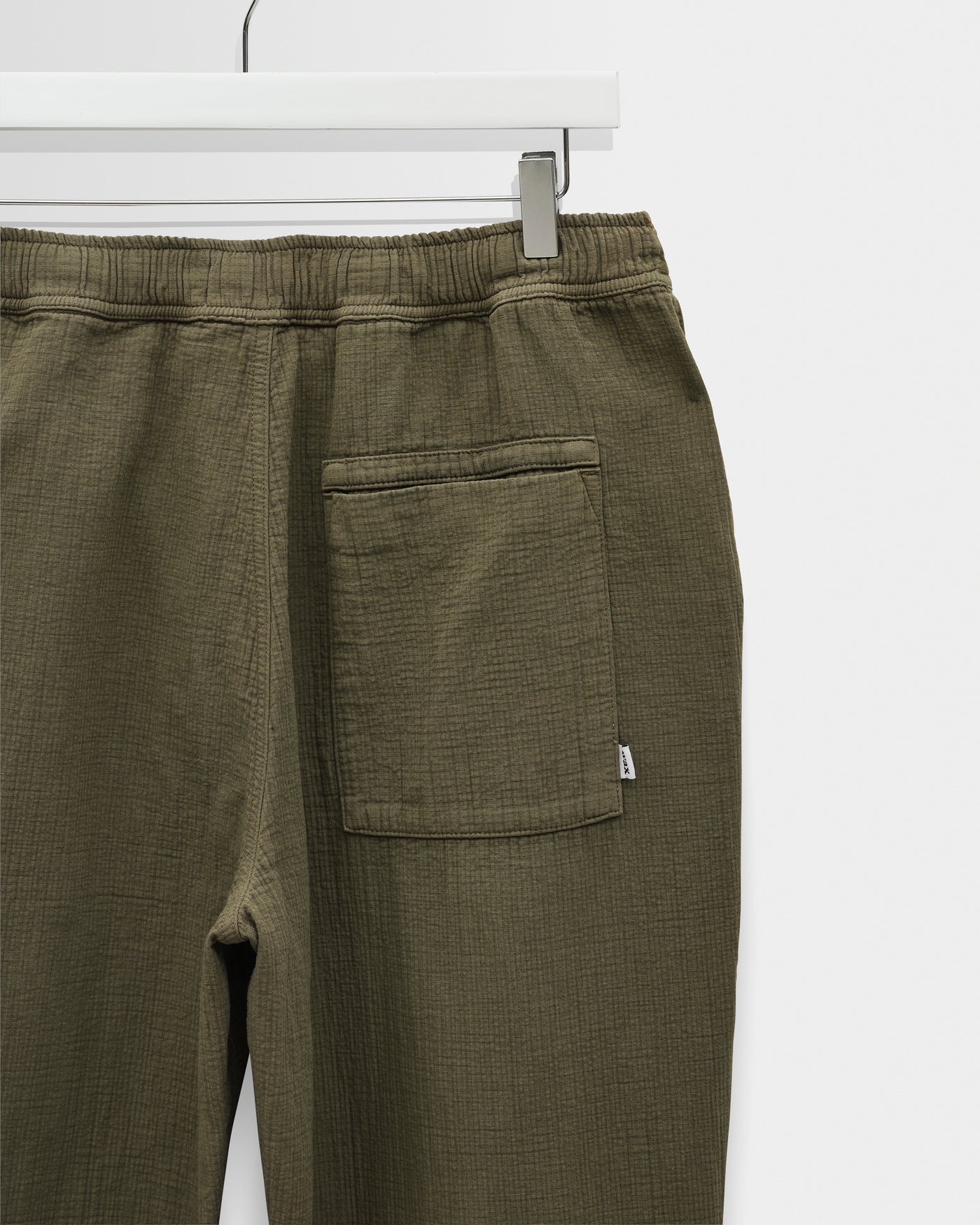 Kurt Trouser Cotton Linen Crinkle - Khaki