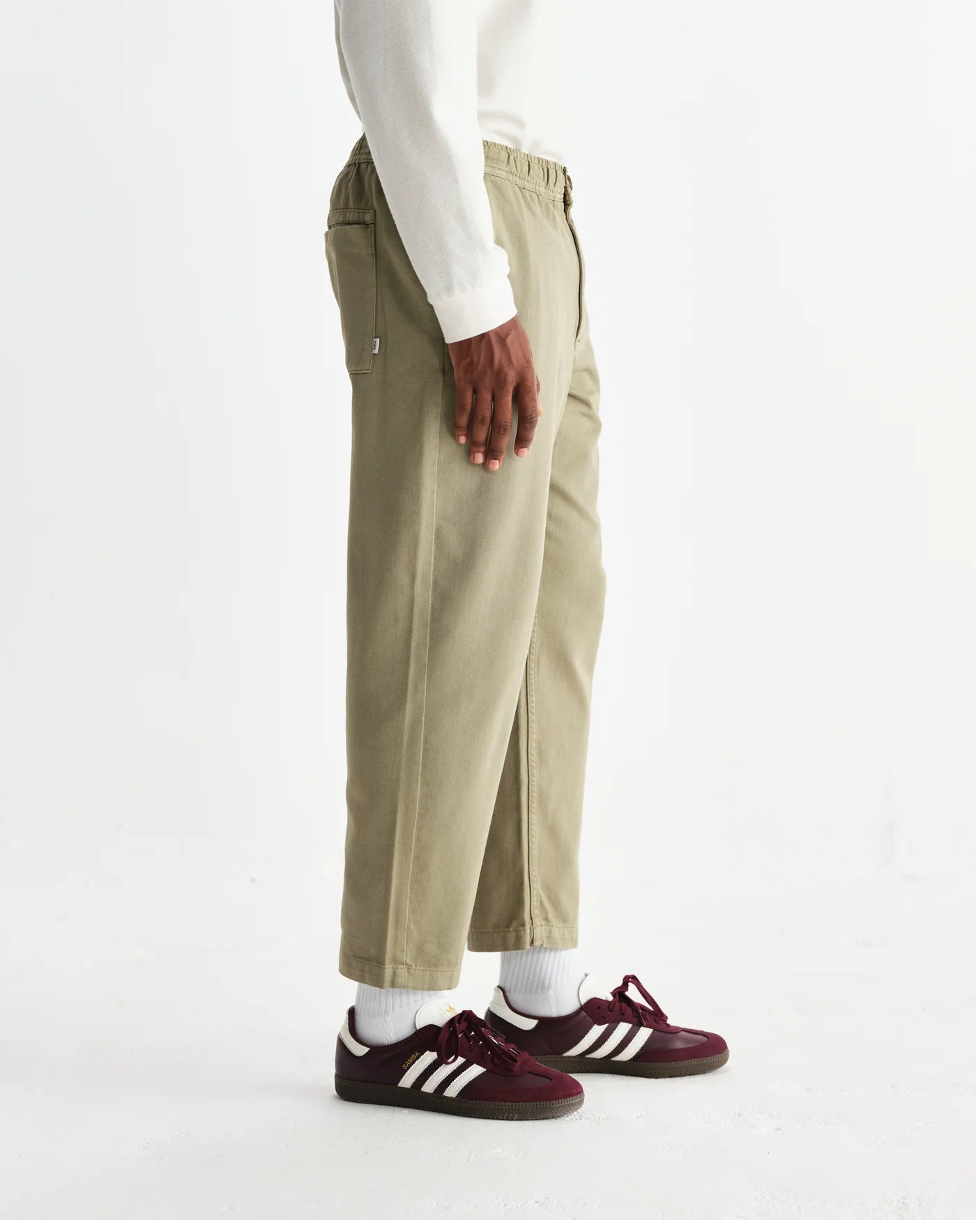 Kurt Trouser Organic Cotton Twill - Light Khaki