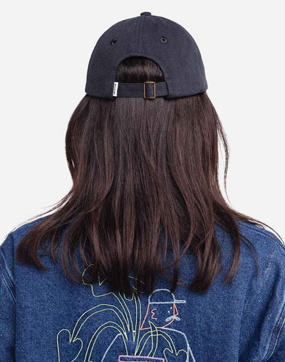 Doggy Six Panel Cap - Midnight Blue
