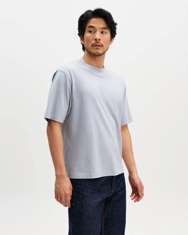 Milton Organic Cotton Tee - Light Blue