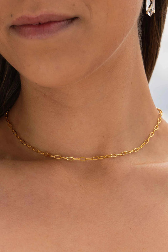 Laura Mini Oval Chain - Gold Plating