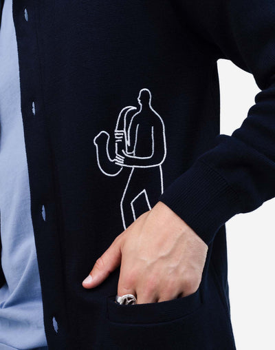 Jam Cardigan - Navy