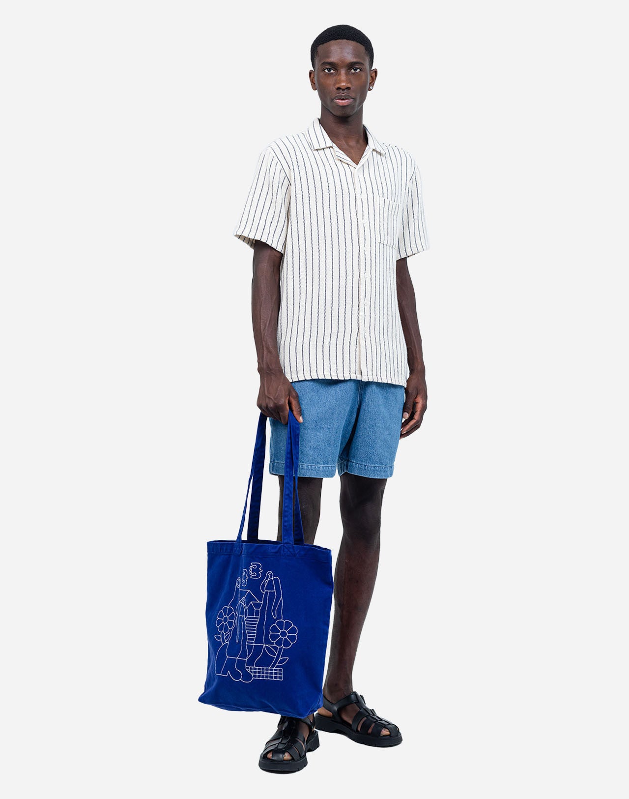 Simple Life Tote Bag - Blue